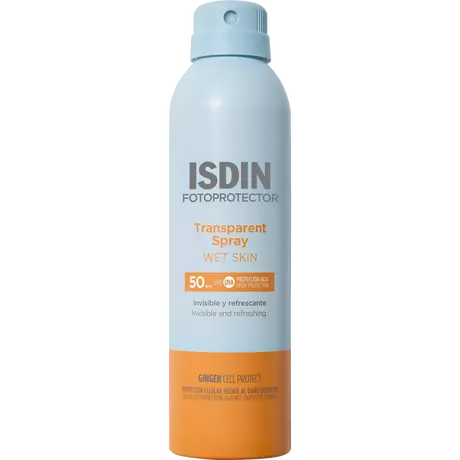 ISDIN Transparent Zonnebrand Spray Wet Skin SPF50 250 ML &nbsp;