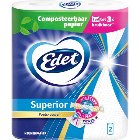 Edet Superior Keukenpapier 2 rollen