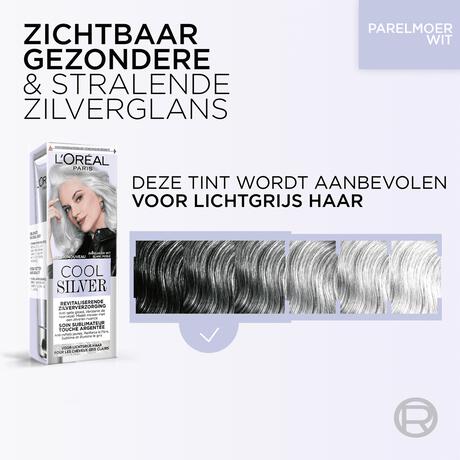 L'Oréal Paris Cool Silver Revitaliserende Zilververzorging Parelmoer Wit