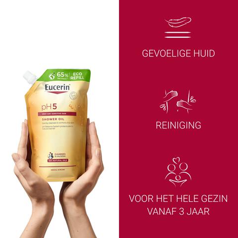 Eucerin pH5 Doucheolie Navulverpakking 400 ML