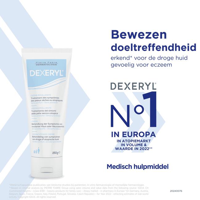 Dexeryl Verzachtende Creme 250 gr