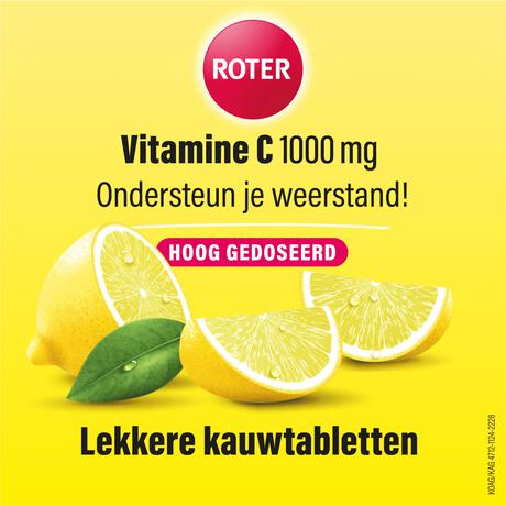 Roter Vitamine C 1000 mg citroen 50 tabletten