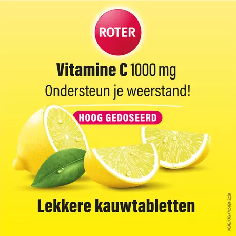 Roter Vitamine C 1000 MG Citroen Tabletten 50 stuks