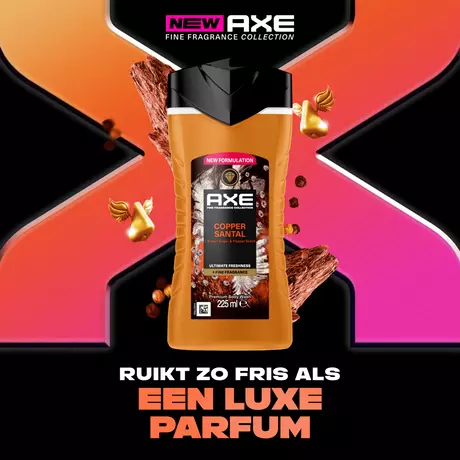 AXE Fine Fragrance Copper Santal Douchegel 225 ML&nbsp;