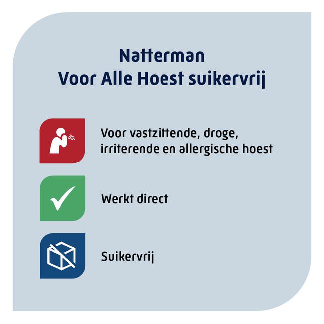 Natterman Direct Voor Alle Hoest Suikervrij Siroop 120ML