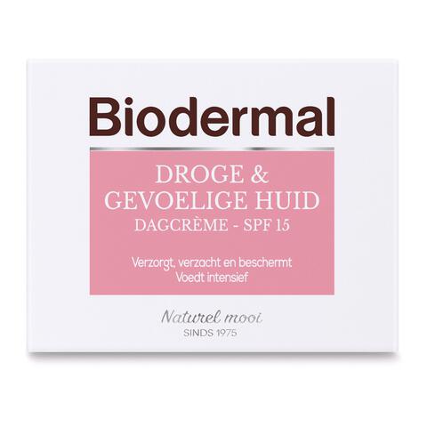 Biodermal Droge & Gevoelige Huid  Dagcrème SPF 15 50 ML