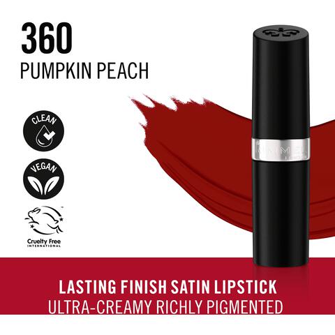Rimmel London Lasting Finish Satin Lippenstift 360 Pumpkin Peach 4 G