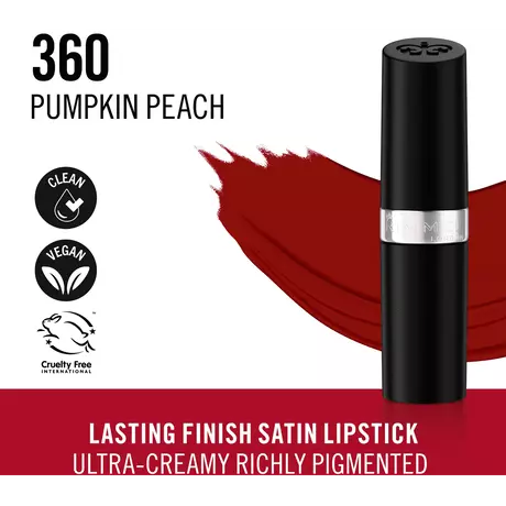 Rimmel London Lasting Finish Satin Lippenstift 360 Pumpkin Peach