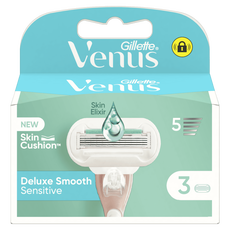 Gillette Venus Deluxe Smooth Sensitive Navulmesjes 3 Stuks