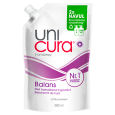 Unicura Balans Antibacteriële Handzeep Navulzak 500 ML
