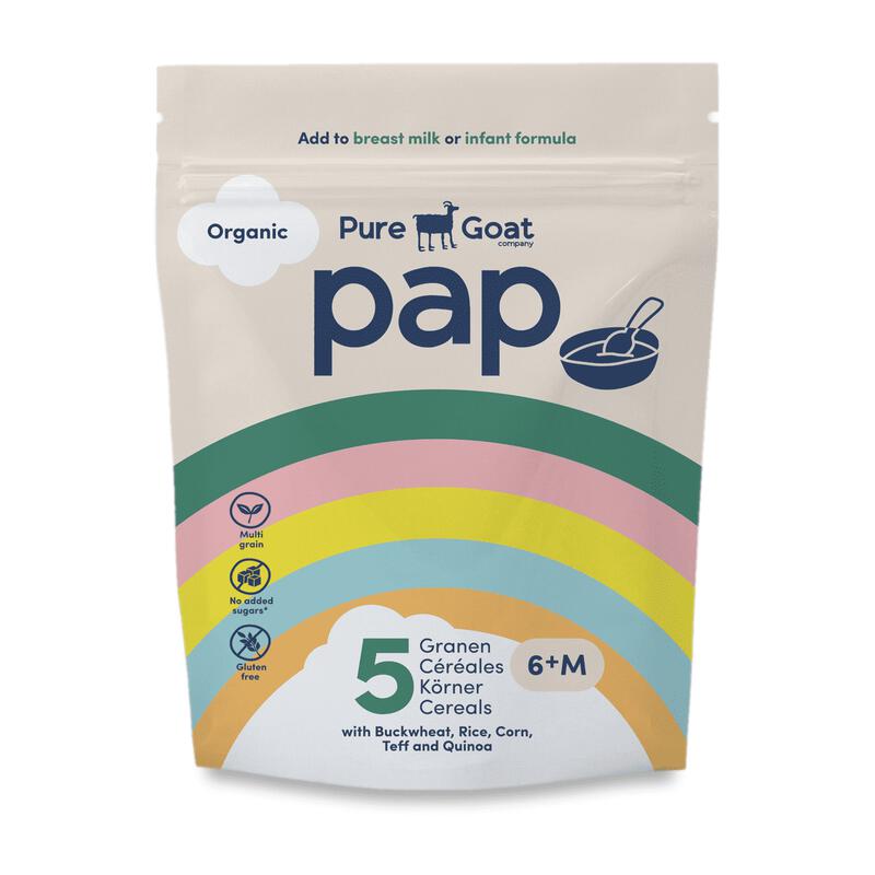 Pure Goat Bio Pap 5-Granen 6M+ 200 gram