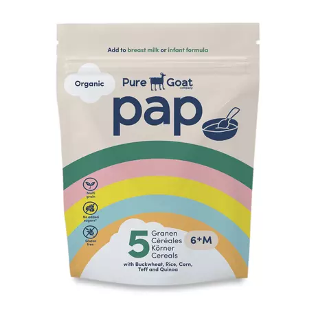 Pure Goat Bio Pap 5-Granen 6M+ 200 gram