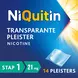NiQuitin Clear 21 MG Transparante Nicotinepleisters Stap 1 14 stuks