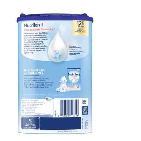 Nutrilon Content 1 Volledige Zuigelingenvoeding 0-6 Maanden 800 gram