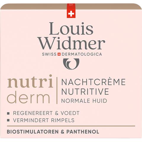 Louis Widmer Nutriderm Nachtcrème Nutritive Licht Geparfumeerd 50 ML
