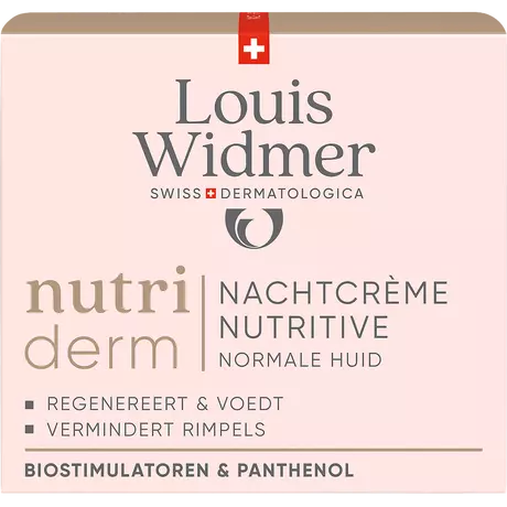 Louis Widmer Nutriderm Nachtcrème Nutritive Licht Geparfumeerd 50 ML