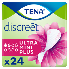 TENA Discreet Ultra Mini Plus Incontinentie Inlegkruisjes 24 stuks 