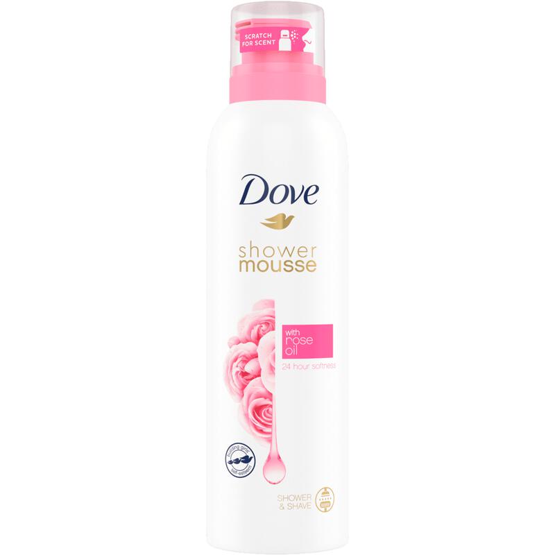 Dove Rose Oil Shower Mousse 200 ML