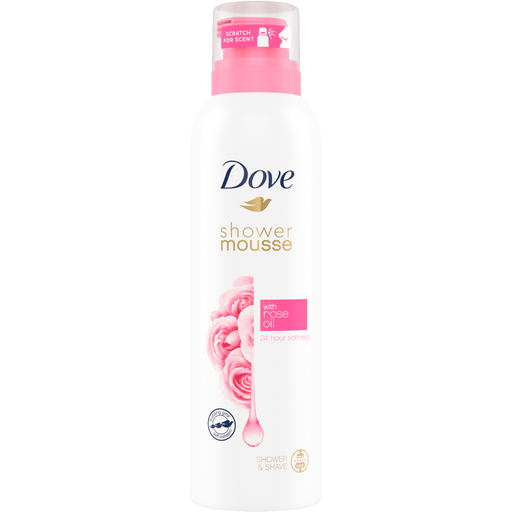 Dove Rose Oil Shower Mousse 200 ML