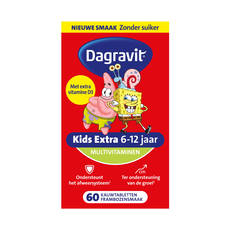 Dagravit Kids Multivitaminen Xtra 6-12 jaar 60 stuks