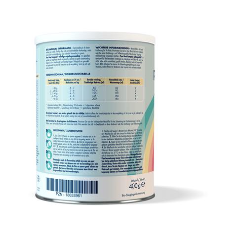 Pure Goat Company Bio Volledige Zuigelingenvoeding 1 400 GR