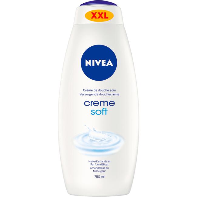NIVEA Crème Soft Bad & Douchecrème 750 ML