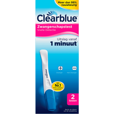 Clearblue Snelle Detectie Zwangerschapstest 2 Stuks