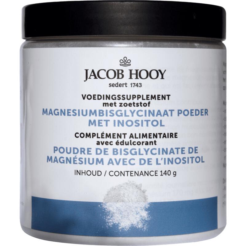 Jacob Hooy Magnesium Bisglycinaat Poeder 140 gram
