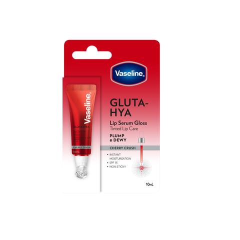 Vaseline Gluta Hya Lip Serum Gloss Cherry Crush 10 ML