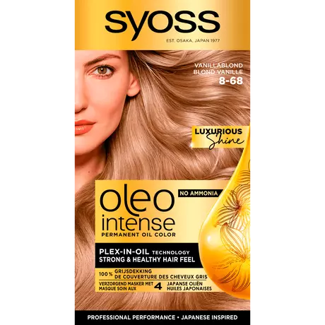 Syoss Oleo Intense Permanente Haarkleuring 8-68 Vanille Blond / Blond Vanille