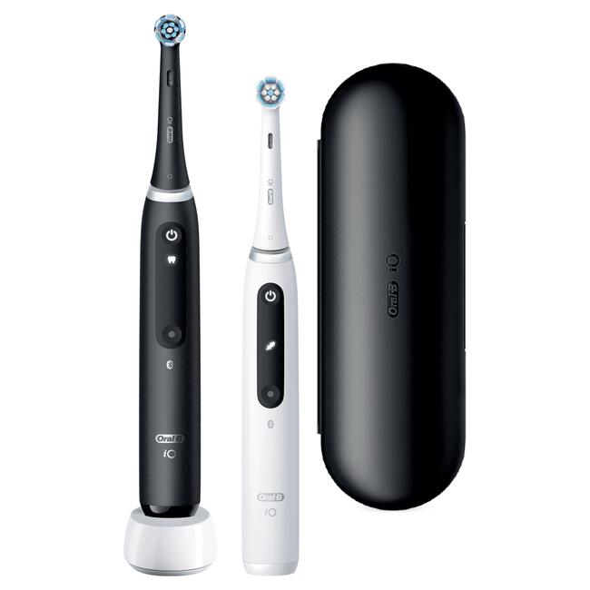Oral-B iO 5 Zwart & Wit 2 Elektrische Tandenborstels By Braun