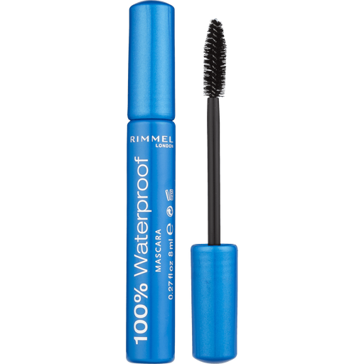 Rimmel London 100% Waterproof Mascara 001 Black