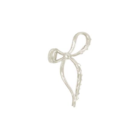 Splendid Haarklem Strik Zilver 1 stuk 