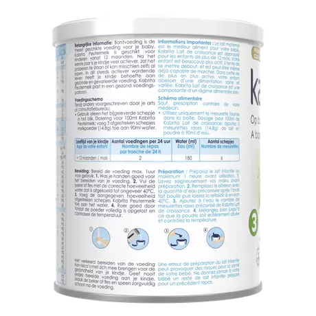 Kabrita 3 Peutermelk Vanaf 1 Jaar 400 gram