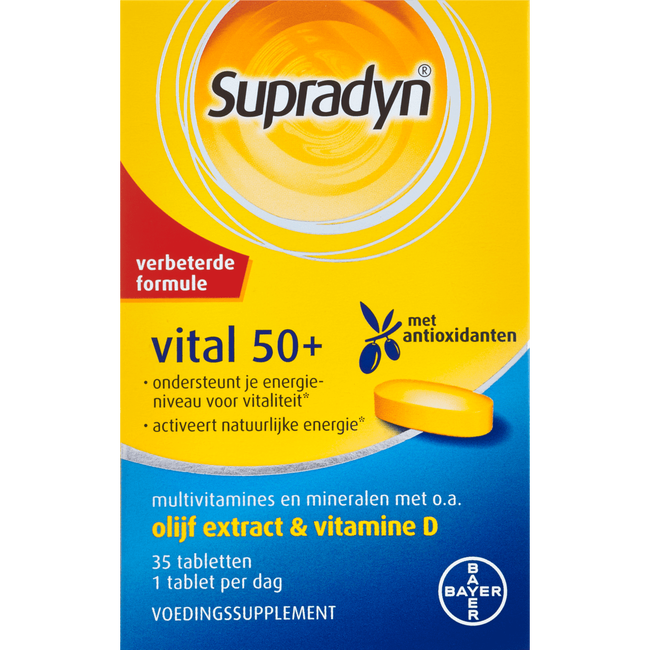 supradyn vital 50 multivitamines voor vijftigplussers 35 tabletten