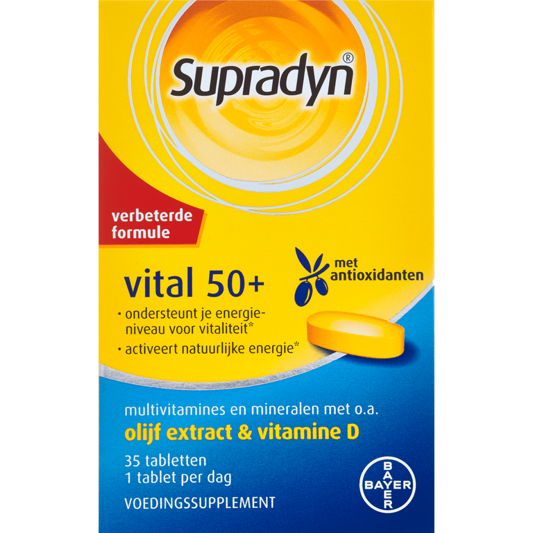 Supradyn Vital 50  multivitamines voor vijftigplussers 35 tabletten 35 ...