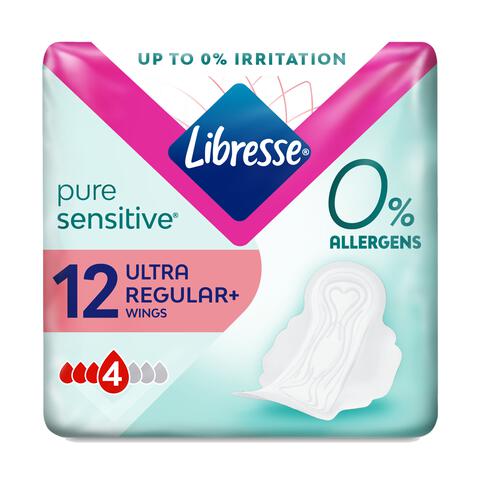 Libresse Pure Sensitive Ultra Maandverband 12 stuks