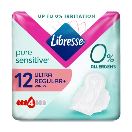 Libresse Pure Sensitive Ultra Maandverband 12 stuks