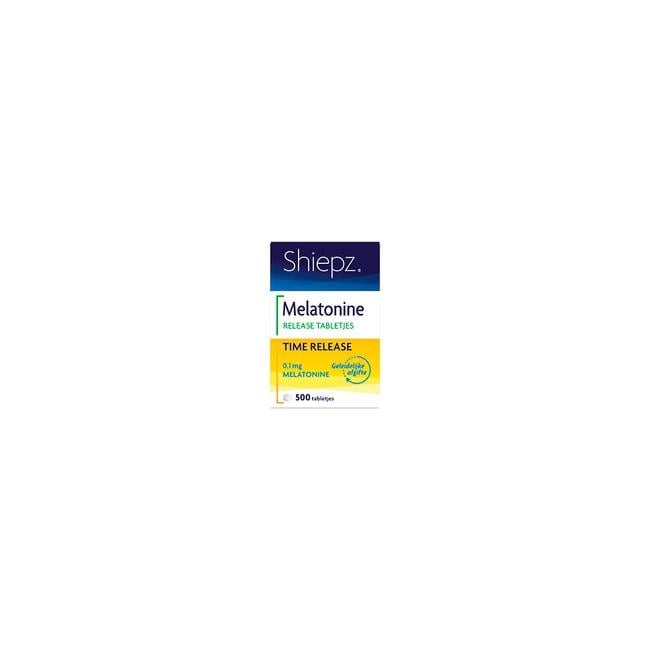 Shiepz Melatonine Time Release 0,1 mg 500 tabletten