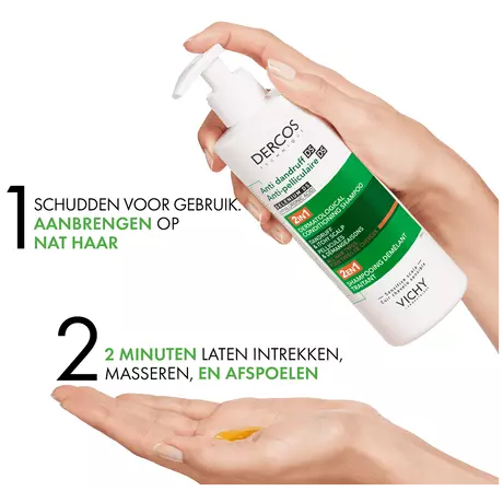 Vichy Dercos Anti-Roos 2-In-1 Shampoo + Conditioner 390 ML