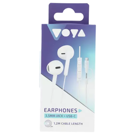 Voya Hoofdtelefoon In-Ear Microfoon 1 Stuks
