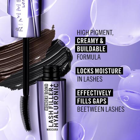 Rimmel Wonder'bond Lash Filler + Hyaluronic Mascara 001 Black