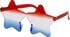  Koningsdag Zonnebril Ster Rood Wit Blauw