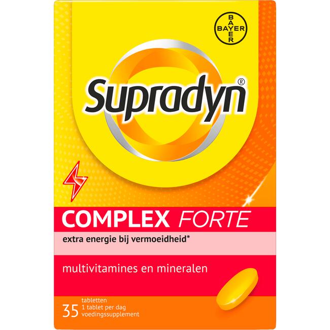 Supradyn Complex Forte Multivitamine Voor Extra Energie 35 Tabletten