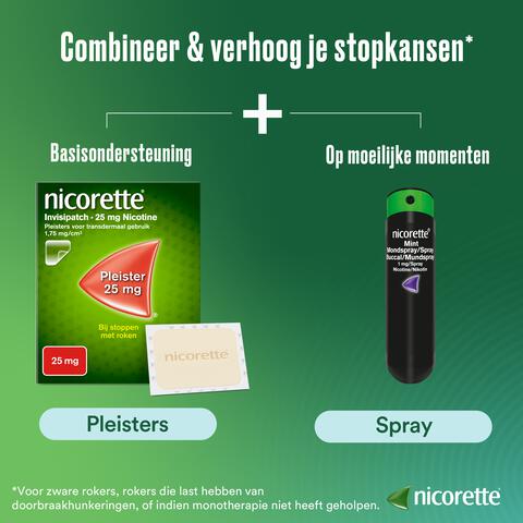 Nicorette Pleister 25 mg Nicotine 7 Stuks