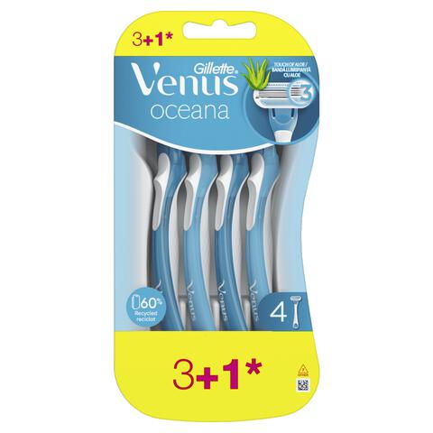Gillette Venus Oceana Wegwerpmesjes 4 Stuks