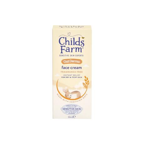 Childs Farm OatDerma Face Cream Fragrance Free 50ml