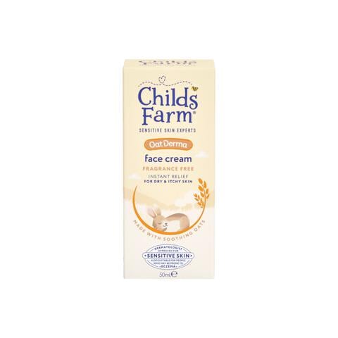Childs Farm OatDerma Face Cream Fragrance Free 50ml