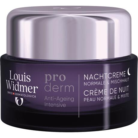 Louis Widmer Proderm Nachtcrème Zonder Parfum 50 ML