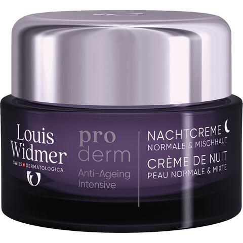 Louis Widmer Proderm Nachtcrème Zonder Parfum 50 ML